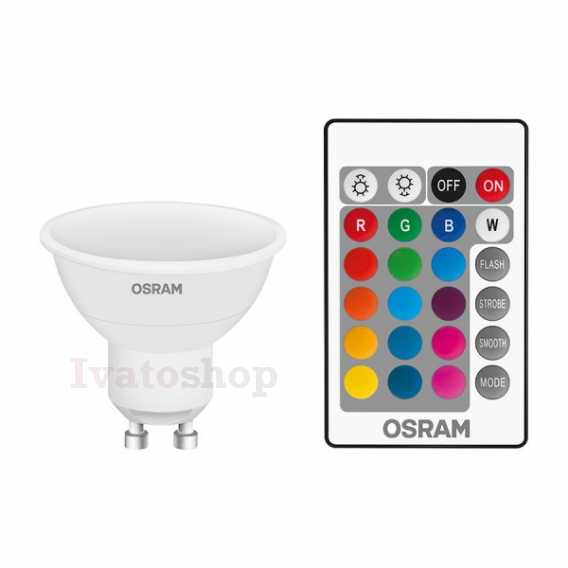 Obrázok pre OSRAM RGBW PAR16  biela  230V GU10 LED EQ25  2700K