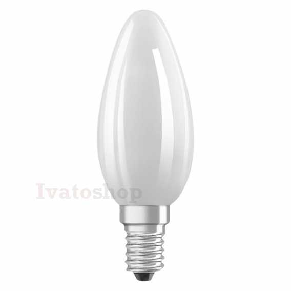 Obrázok pre OSRAM Retrofit sviečková DIMM  matná 230V E14 LED EQ60  2700K