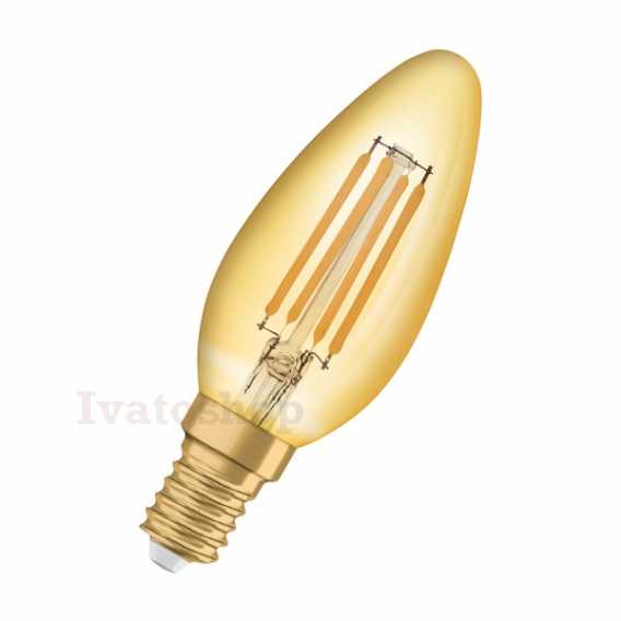 Obrázok pre OSRAM Vintage sviečková jantárová 230V E14 LED EQ35 2400K