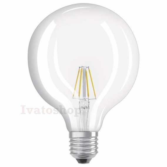 Obrázok pre OSRAM Retrofit Globe 125   číra 230V E27 LED EQ60  2700K