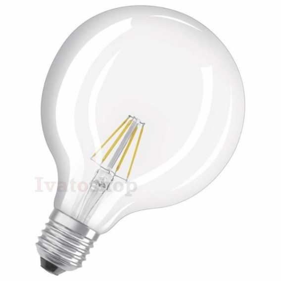 Obrázok pre OSRAM Retrofit Globe 125   číra 230V E27 LED EQ40  2700K