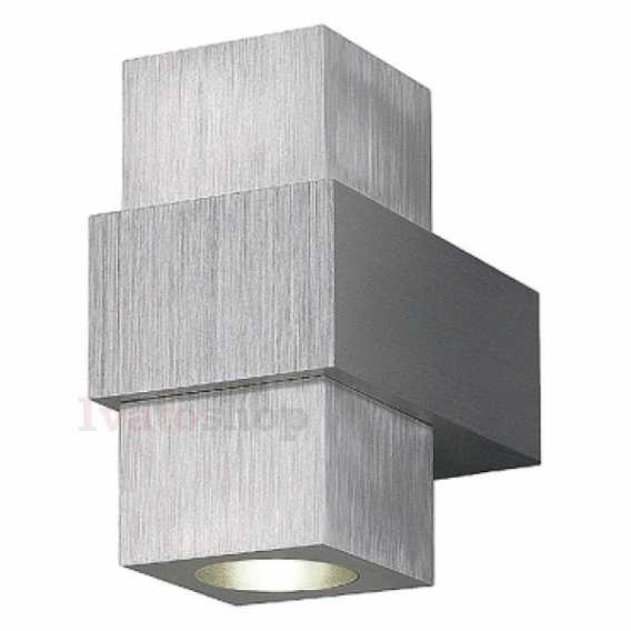 Obrázok pre AIDAN II nástenná česaný hliník 230V/350mA LED 2x1W 20° 3000K