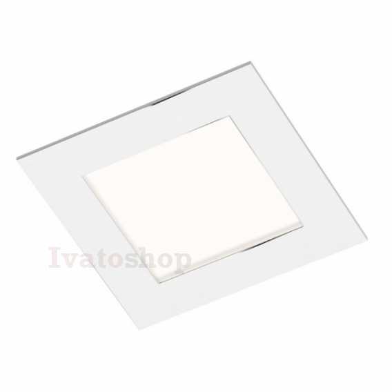 Obrázok pre SLENDER SQ 8 zápustná  chróm 230V LED 3W  3000K