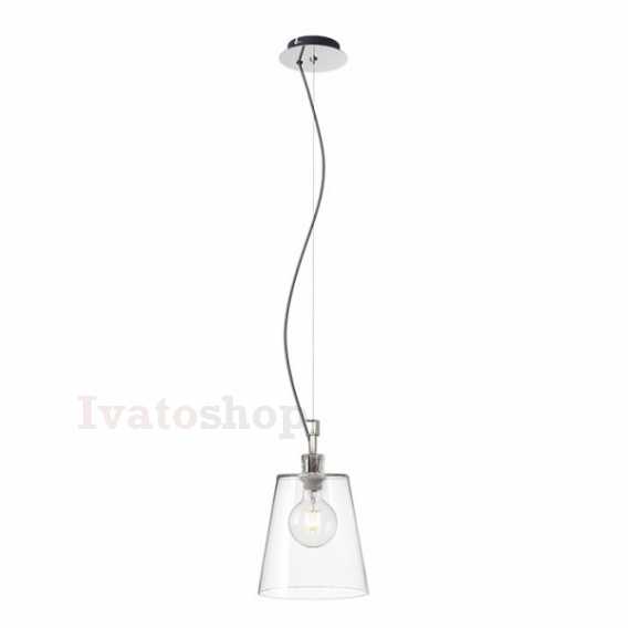 Obrázok pre BABU NEW 22 závesná  číre sklo/chróm 230V LED E27 15W