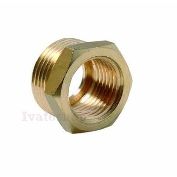 Obrázok pre Redukcia mosadzná 3/4" x 1/2"