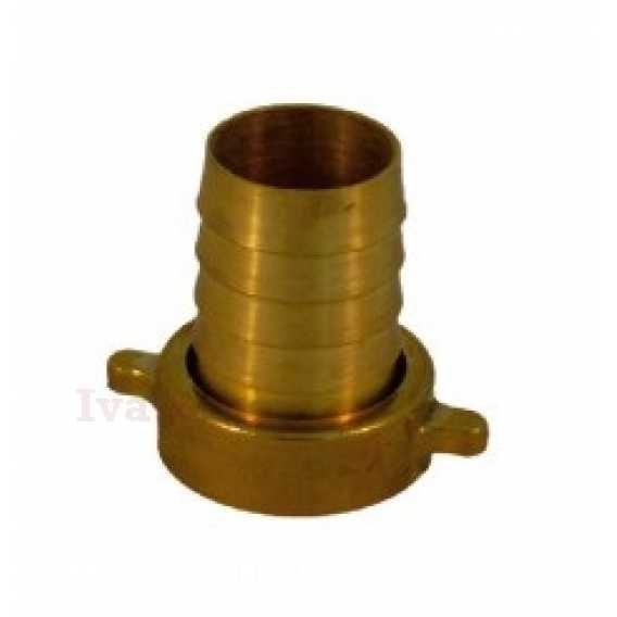 Obrázok pre Mosadzná hadicová spojka 1" x 15mm otočná
