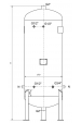 Obrázok pre Pozinkovaná tlaková nádoba STEP 750 L / 10 bar