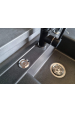 Obrázok pre EcoMaster Samostatné pneutlačítko kulaté Matný nerez