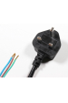Obrázok pre Jet Dryer Napájecí kabel - UK vidlice BS1363 (Type G) / bez konektoru, pouze kabel 3x 1,25" -černý