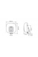 Obrázok pre Elektrický beztlakový prietokový ohrievač HAKL PL 135  3,5kW